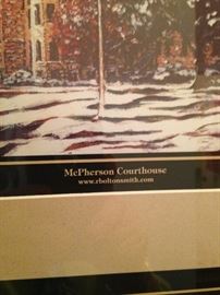 Picture of the McPherson County Courthouse in McPherson, Kansas; it is an historic three-story courthouse that was built in 1893. 