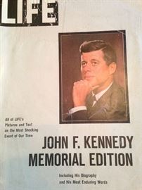 LIFE magazine memorial edition for JFK