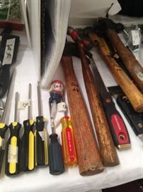 Some of the hand tools