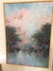 35. Abstract Oil by L. DiRosario 1980 (35'' x 48'')