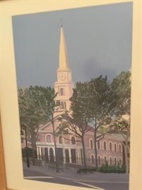 34. Framed Art of Church (16'' x 20'')