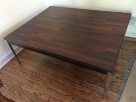 6. Florence Knoll Parallel Coffee Table w/ Chrome Legs (46'' x 36'' x 17'')