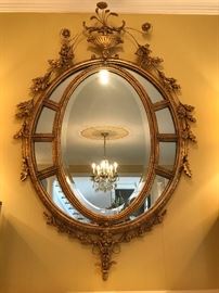 Classy beautiful gold gilt mirror
