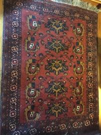51 x 50 Sofra Afghan prayer rug 