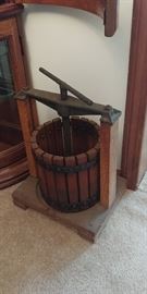 Small Antique Wine Press