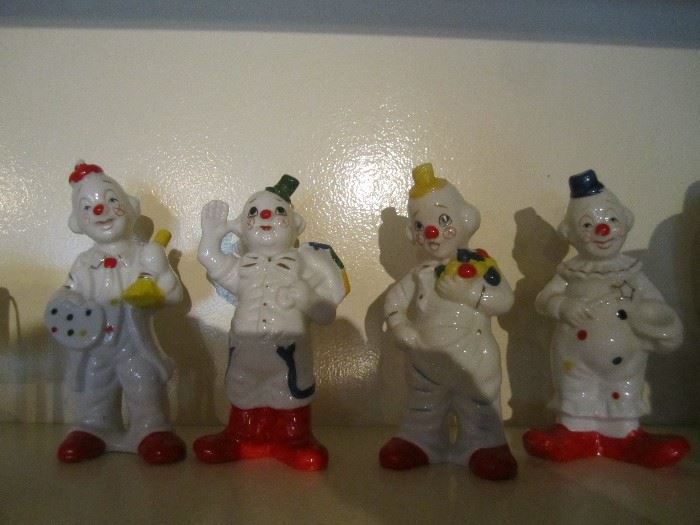 porcelain clowns