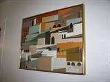 Interesting signed woodblock print.