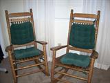 A pair of Cracker Barrel style rockers......