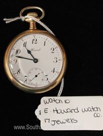  17 Jewel Pocket Watch by “E. Howard Watch Company” 