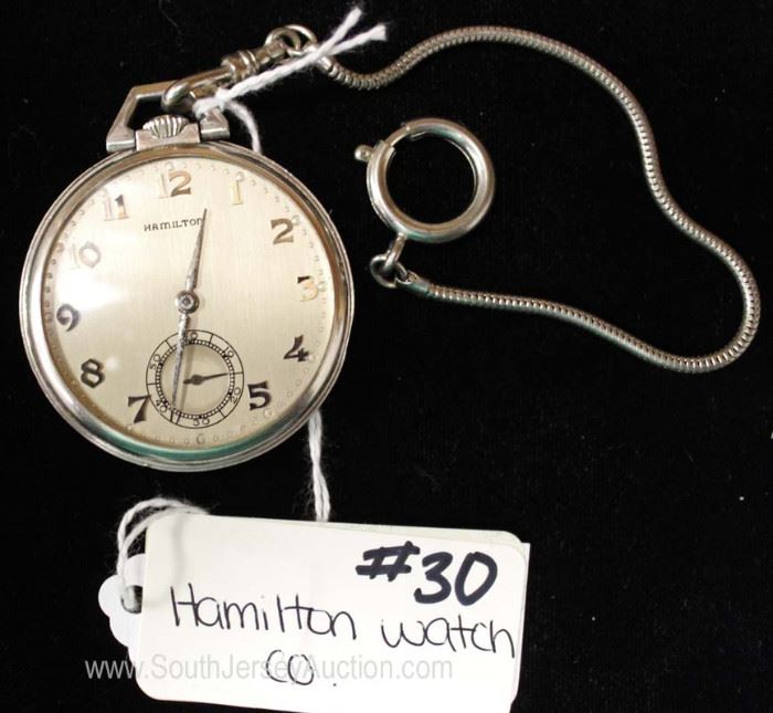  Hamilton Watch Company Pocket Watch 
