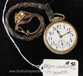  17 Jewels Pocket Watch by “Elgin Watch Company” 