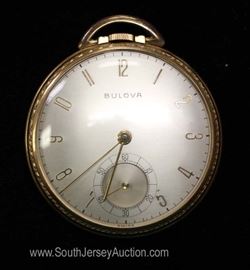  17 Jewels Bulova Pocket Watch circa 1939 