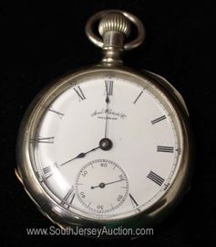  7 Jewels Silveriod Waltham Pocket Watch by “American Watch Company” circa 1887 