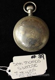  Silverode 7 Jewels Pocket Watch by “Seth Thomas” circa 1904 