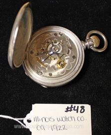  Coin Pocket Watch by “Illinois Watch Company” circa 1922 