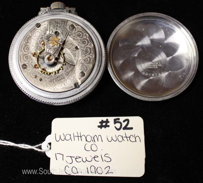  17 Jewels Pocket Watch by “Waltham Watch Company” circa 1902 