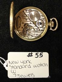 7 Jewels Pocket Watch by “New York Standard Watch Company” 