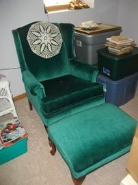 Matching chair/ottoman