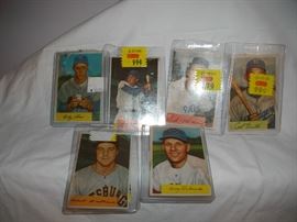 Vintage baseball cards - as is condition