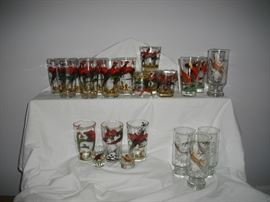 Variety of pheasant glasses