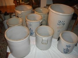 Misc. Red Wing and Western crocks - many sizes