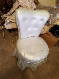 Vintage slipper chair
