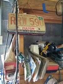 Old car tags