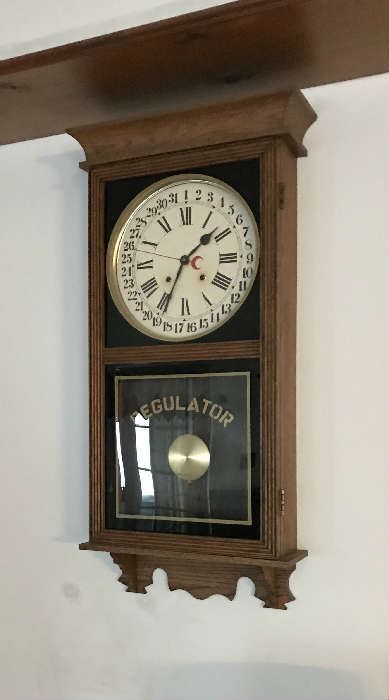 Vintage Regulator Clock 