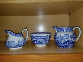 Copeland Spode 3pc Syrup, creamer and sugar