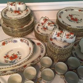 Limoges service for 8 plus additional pieces