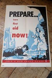 Vintage Red Cross posters
