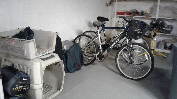 Bikes, Dog crates, luggage, Roombas!