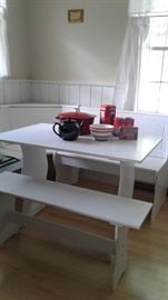 Cool bench, wall unit  and trestle table