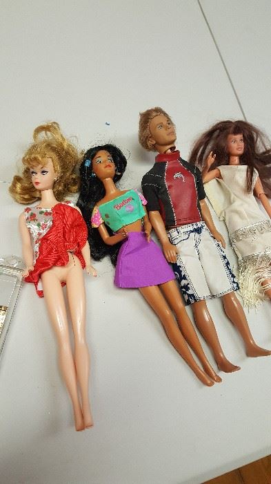 I have like 25 Barbie I just took a picture of a few