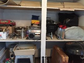 Paint Accessories, Kennel, Weber BBQ Grills, Sleeping Bags.