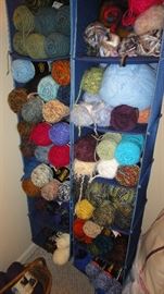 Yarn, Specialty Yarns, large Skiens, Craft supplies, Beads, Crocheting supplies 