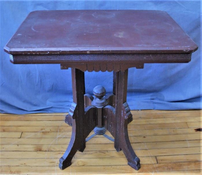 Victorian Eastlake Table, As Found