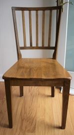 Chairs for Table (4), wood, 36”H x 18”W x 19”D