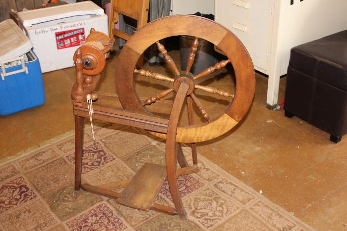 Real spinning wheel
