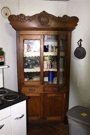 Antique display and storage cabinet