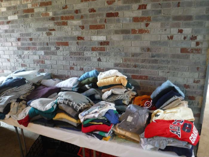 A few men's clothes in great shape