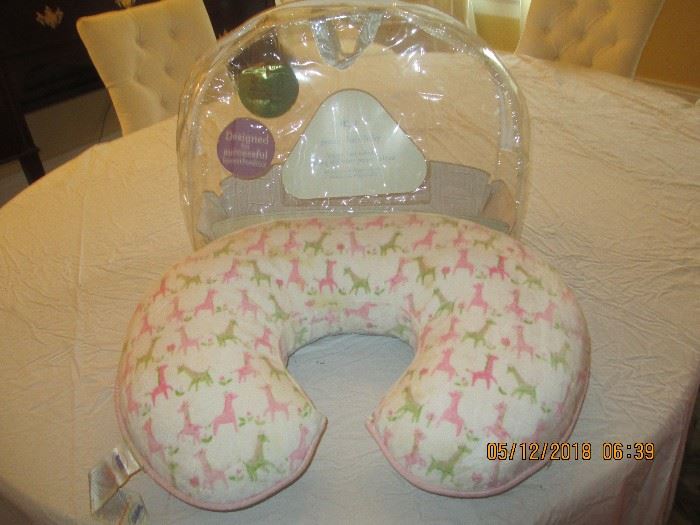 Boppy Pillow with Pottery Barn Kids Cover
