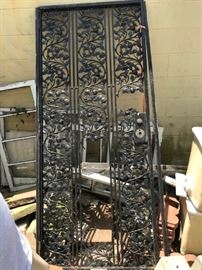 Decorative Iron Gate - located off site