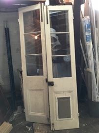 pair of french doors - located off site