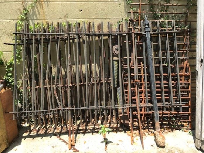 Misc Iron Fencing - located off site