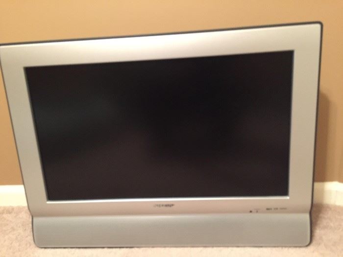 Sharp television with DVD player