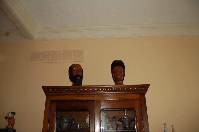 Very Neat Antique Carved Busts