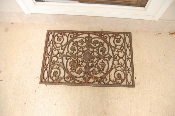 Wrought Iron Door Mat