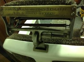 Headrest on barber chair