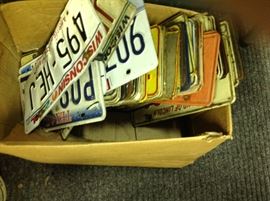 Lisence Plates. LOTS!